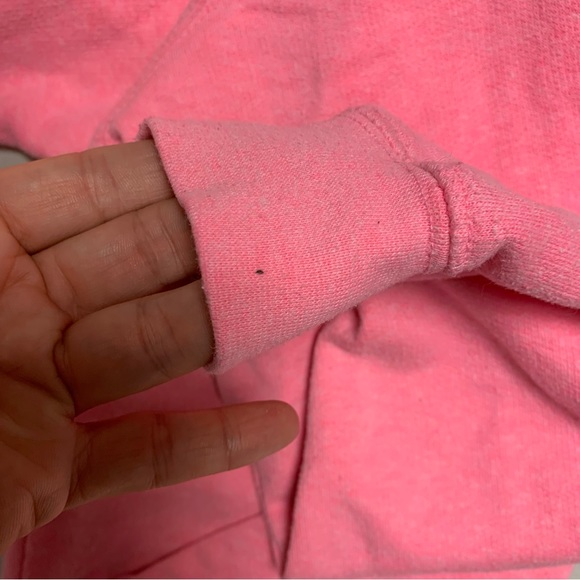 🆕 Neon Pink Rehoboth Beach DE Hoodie Girl’s Small Sweatshirt Pullover Fall Cozy - Picture 7 of 11